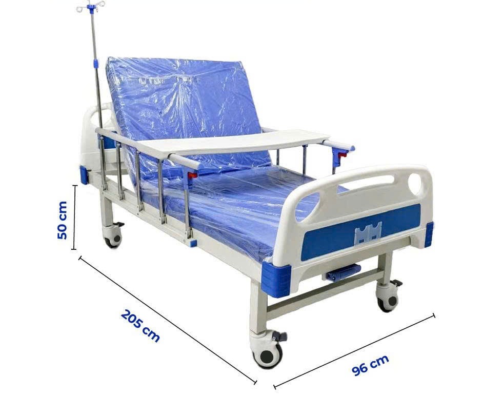Giường y tế 1 tay quay Oromi nâng đầu